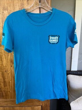 Reebok 2018 CrossFit Games Athlete Control medium blue tee